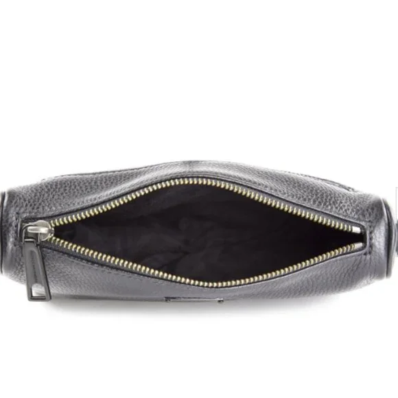 Rebecca Minkoff Black Mini 5 Zip Cross-body Bag With Gunmetal Hardware - NWOT - Picture 2 of 2